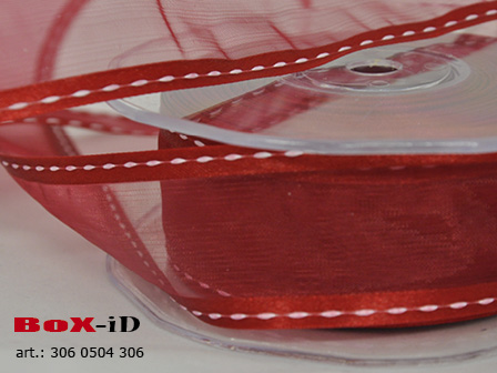 Stiched border 306 rouge 38mm X 20m